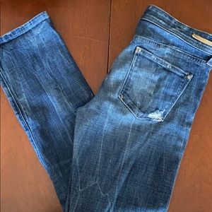 Pilcro Distressed Boyfriend Jeans
